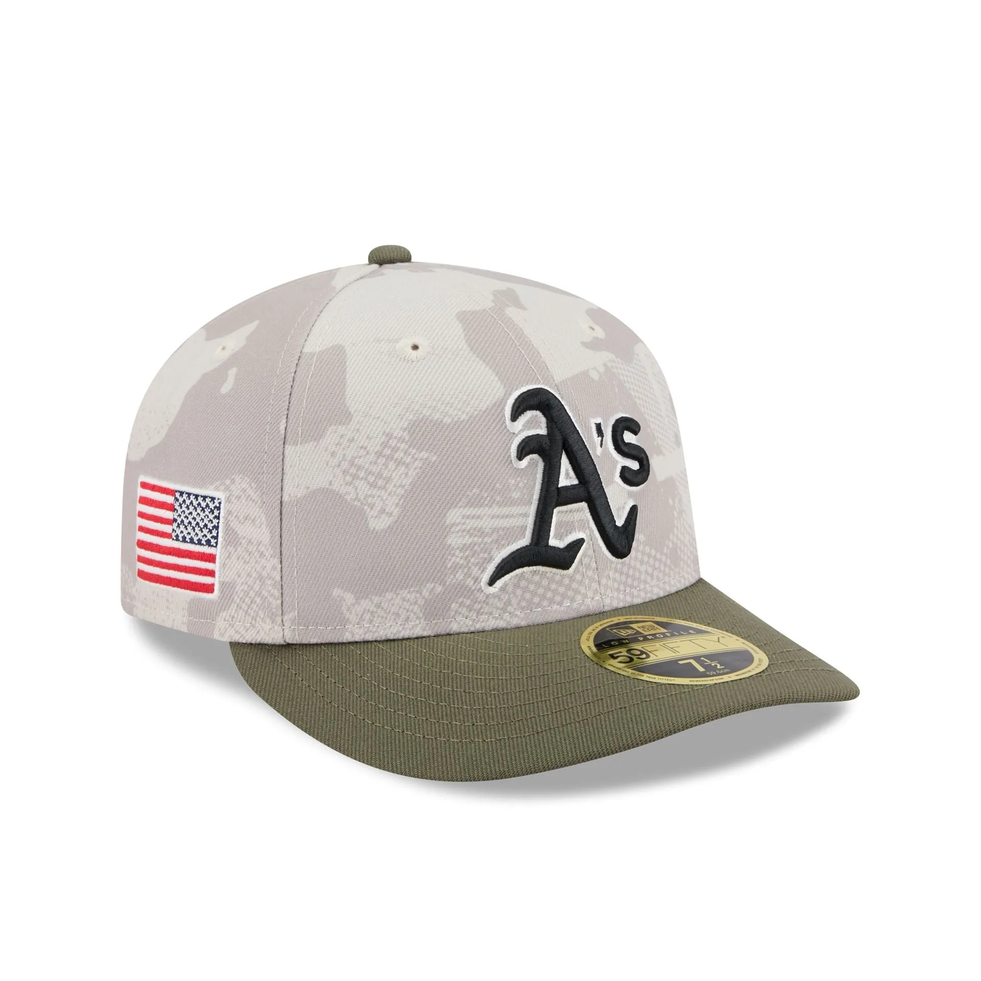 Athletics Armed Forces Day 2025 Low Profile 59FIFTY Fitted Hat sold by New Era