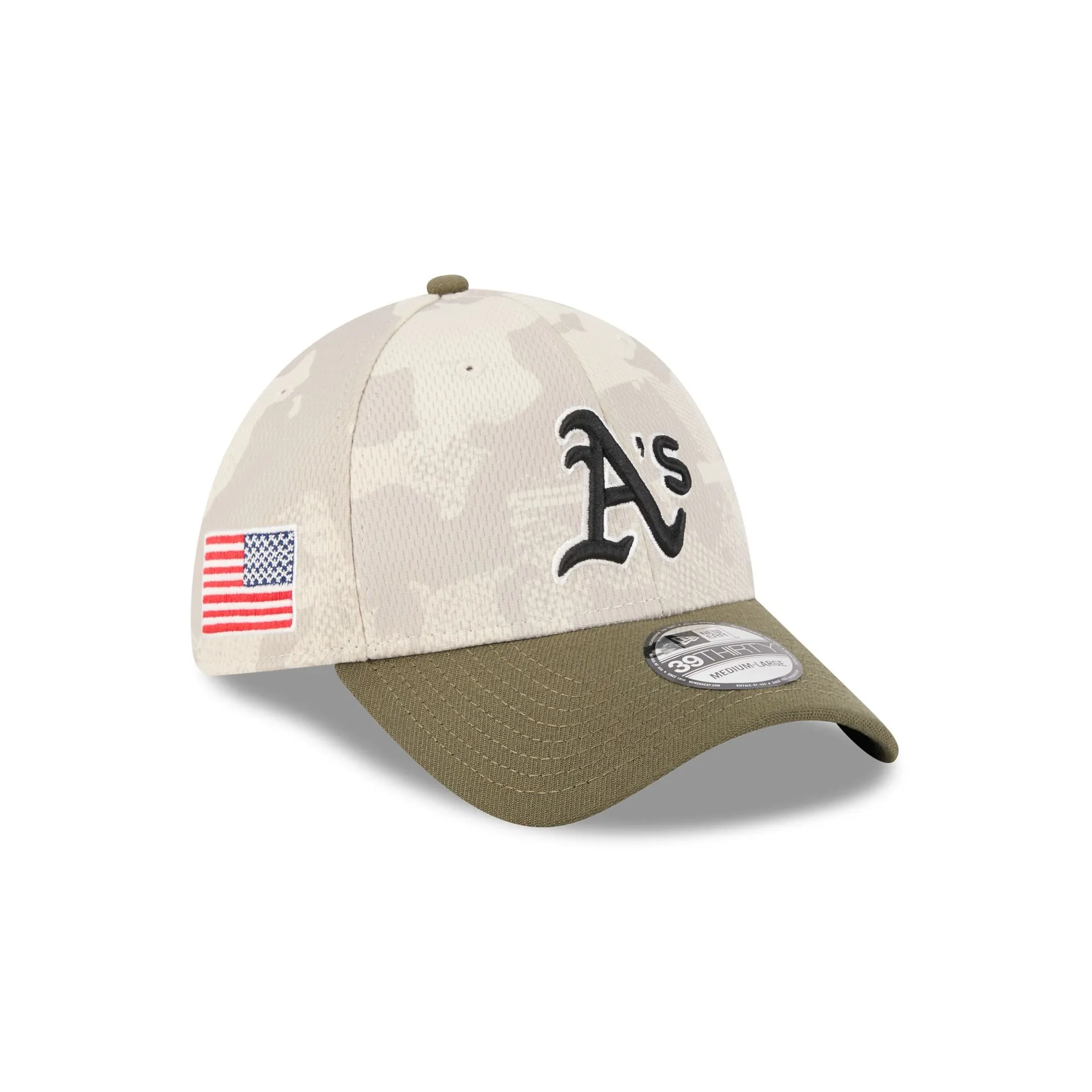 Athletics Armed Forces Day 2025 39THIRTY Stretch Fit Hat sold by New Era
