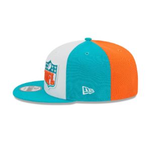 Miami Dolphins 2023 Sideline 9FIFTY Snapback Hat sold by New Era