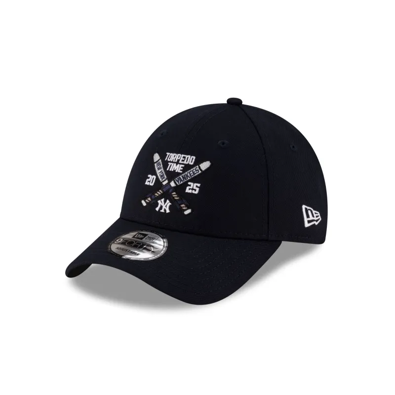 New York Yankees Torpedo Time 9FORTY Snapback Hat made by New Era