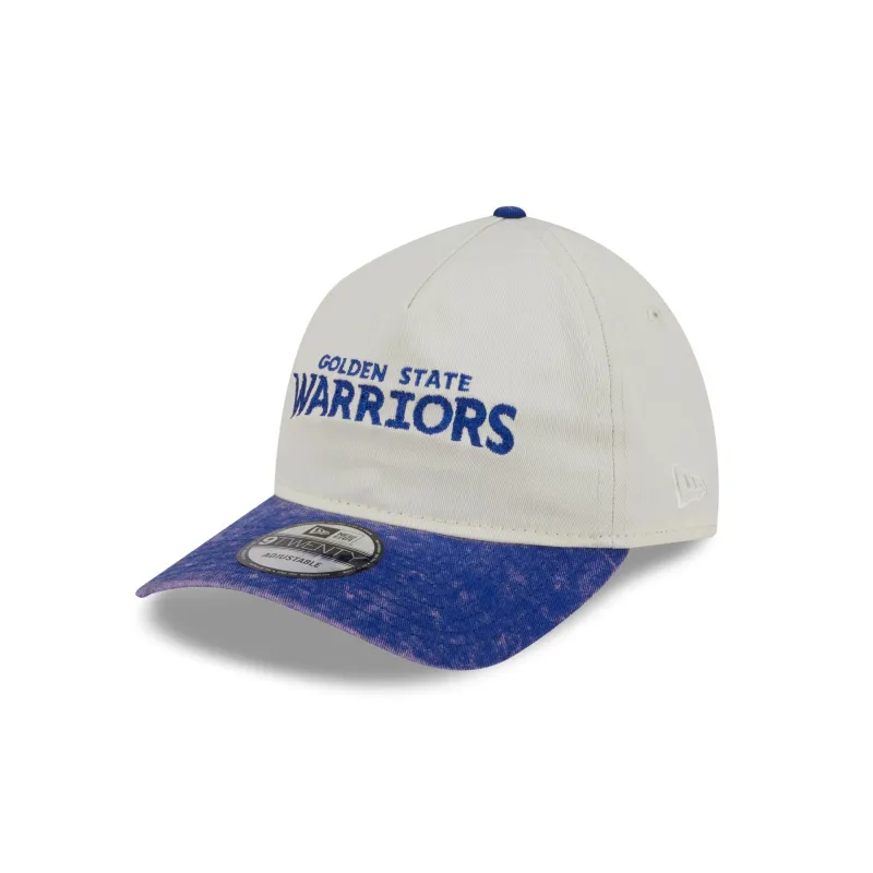 Golden State Warriors Sport Classics Pastel 9TWENTY A-Frame Adjustable Hat sold by New Era