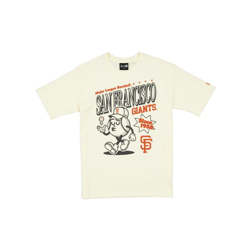 San Francisco Giants Sport Classics Chrome White T-Shirt sold by New Era