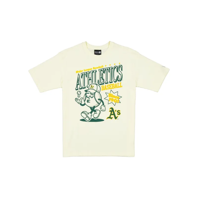 Athletics Sport Classics Chrome White T-Shirt sold by New Era