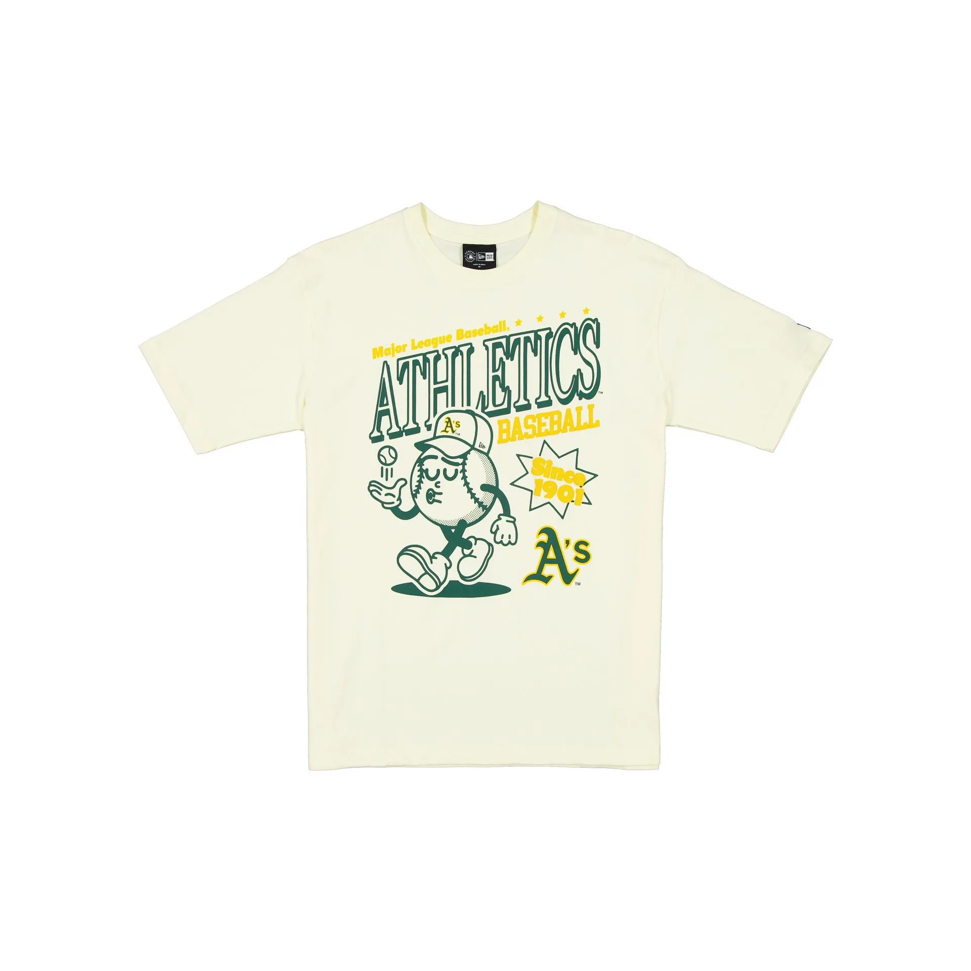 Athletics Sport Classics Chrome White T-Shirt sold by New Era