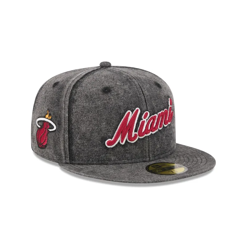 Miami Heat Sport Classics Pastel 59FIFTY Fitted Hat sold by New Era