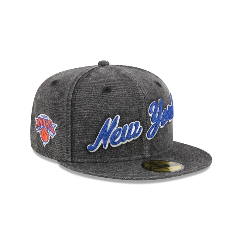 New York Knicks Sport Classics Pastel 59FIFTY Fitted Hat sold by New Era