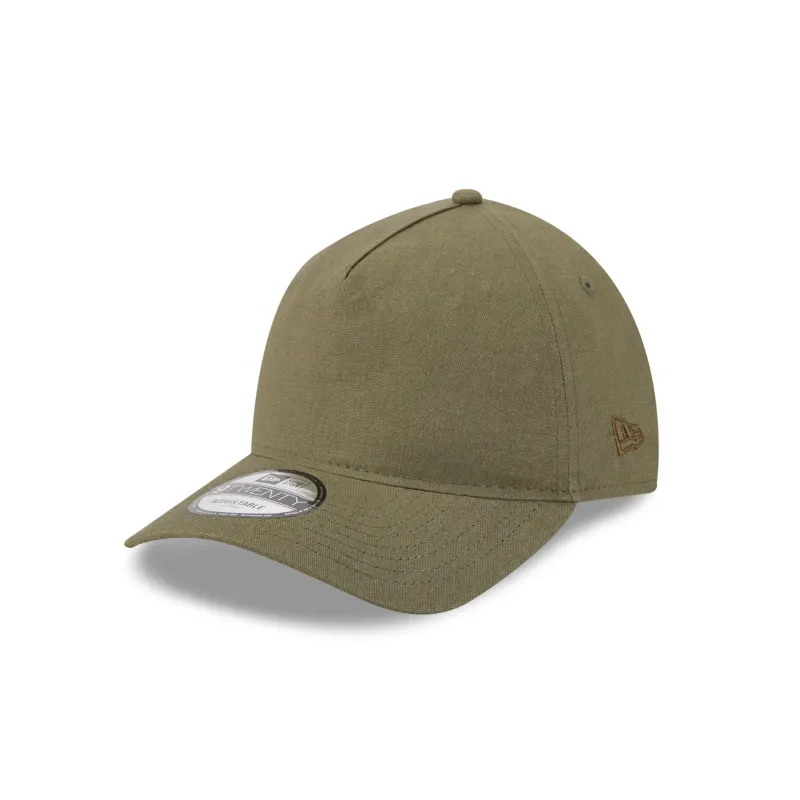 New Era Cap Olive Green 9TWENTY A-Frame Adjustable Hat sold by New Era