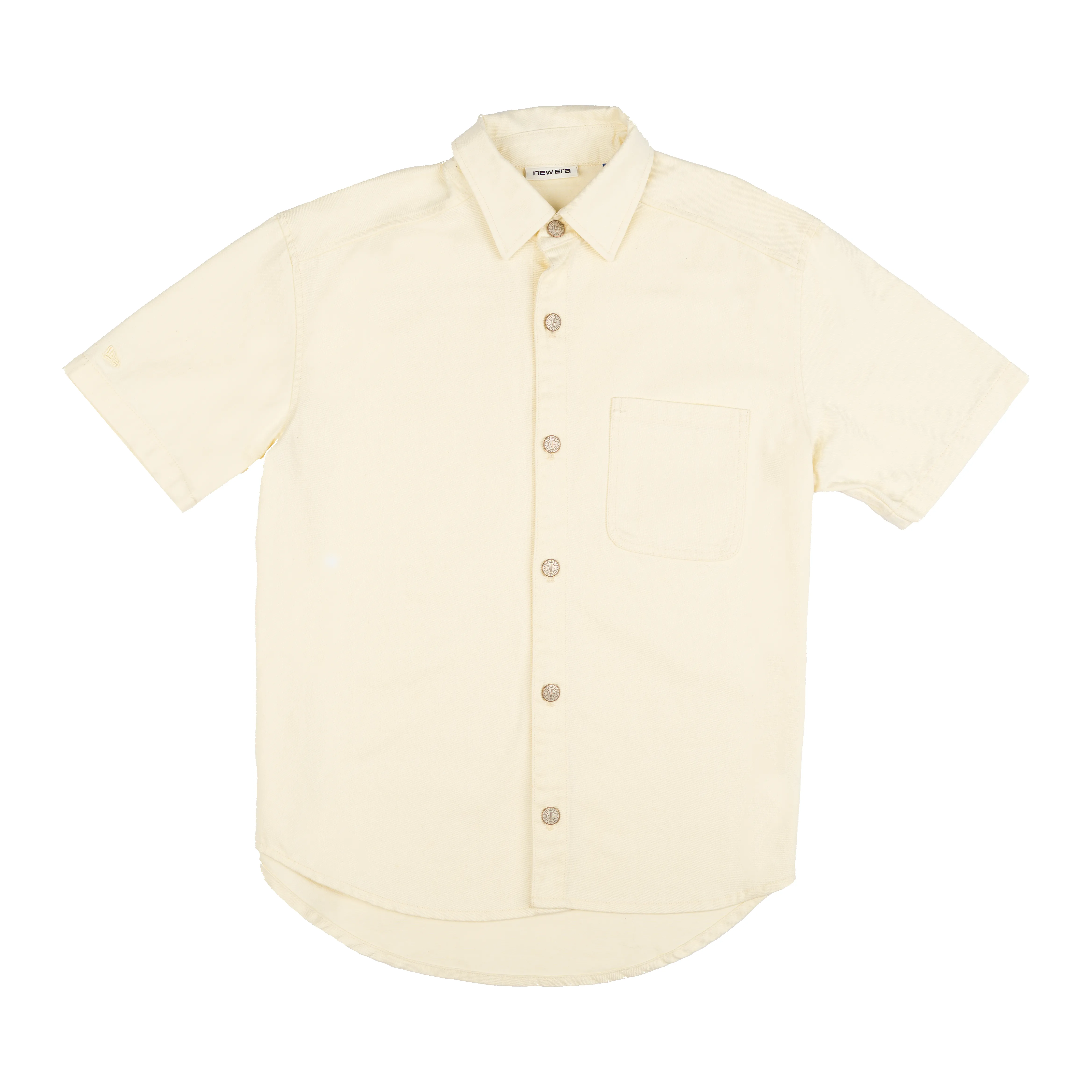 New Era Branded Ellicott Chrome White Twill Half Sleeve Button Up Shirt sold by New Era product image thumbnail 2