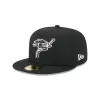 New Hampshire Fisher Cats Theme Night Black 59FIFTY Fitted Hat sold by New Era