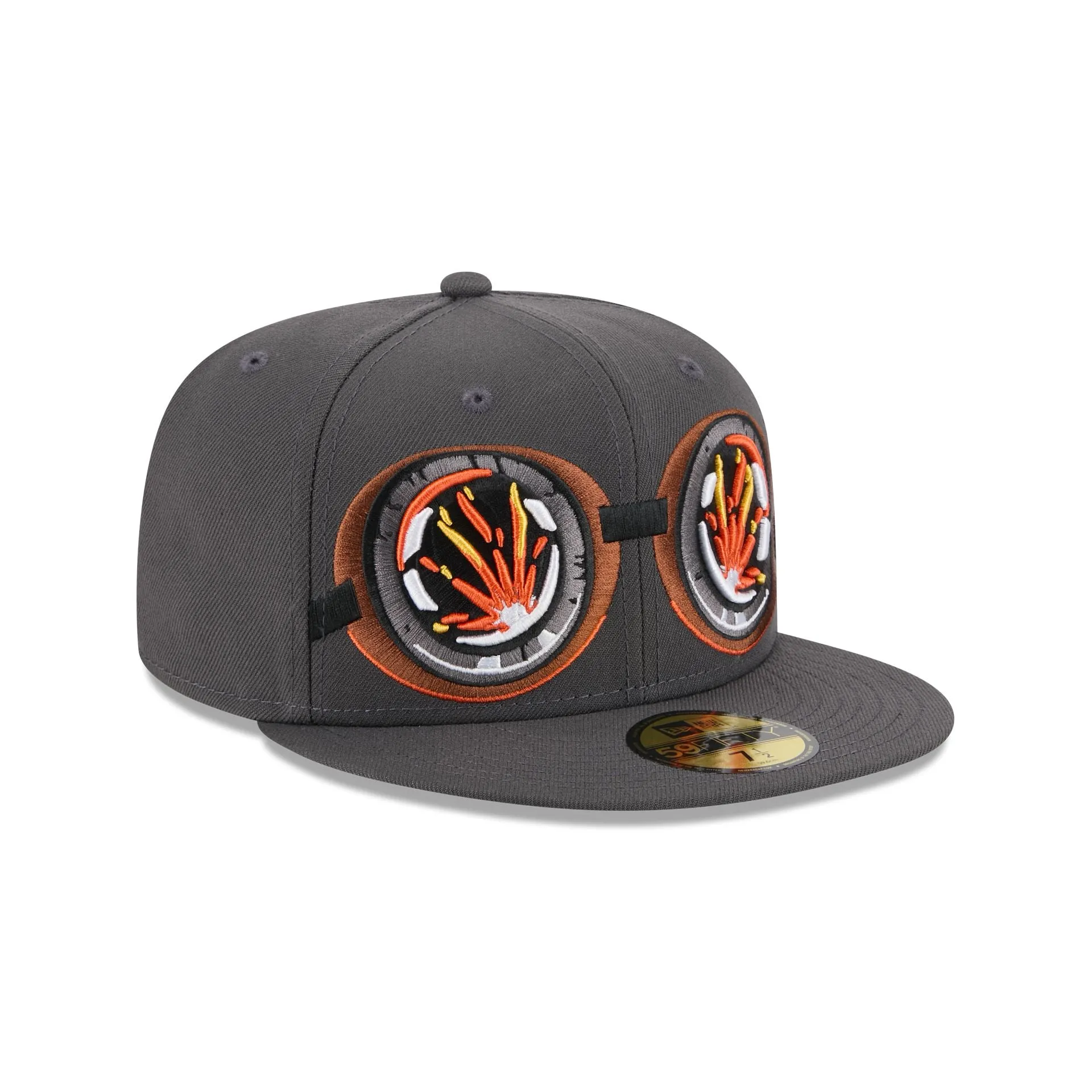 Lehigh Valley IronPigs Theme Night Gray 59FIFTY Fitted Hat sold by New Era product image thumbnail 3