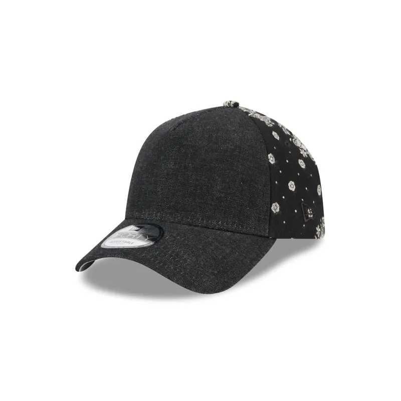 New Era Cap Black Paisley 9FORTY A-Frame Adjustable Hat sold by New Era
