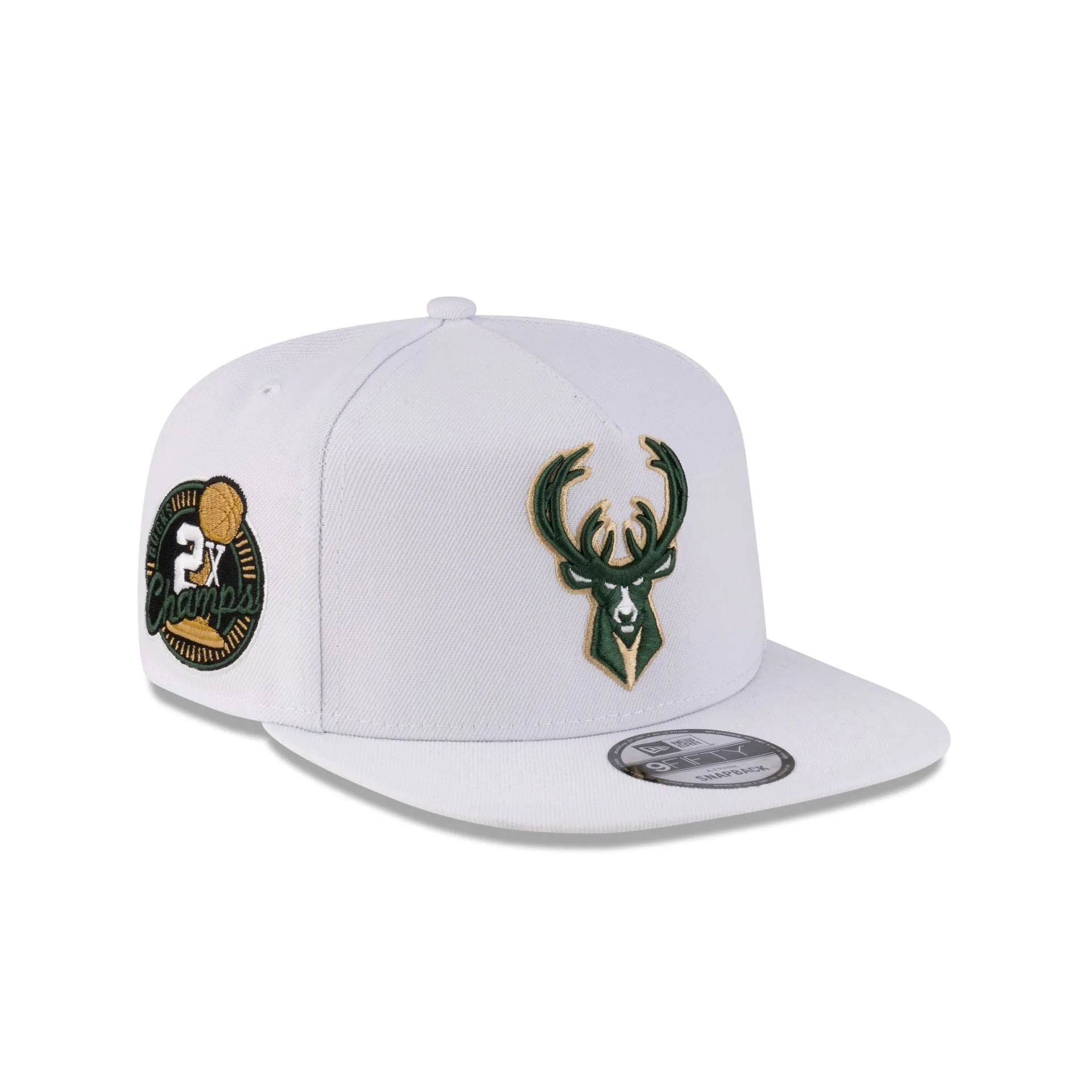 Milwaukee Bucks Champions 9FIFTY A-Frame Snapback Hat sold by New Era