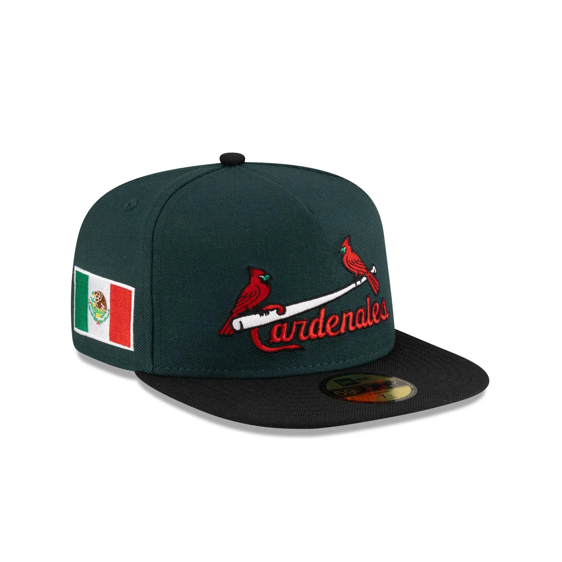 Just Caps Cinco de Mayo Springfield Cardinals 59FIFTY A-Frame Fitted Hat sold by New Era