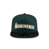 Just Caps Cinco de Mayo Seattle Mariners 59FIFTY A-Frame Fitted Hat sold by New Era