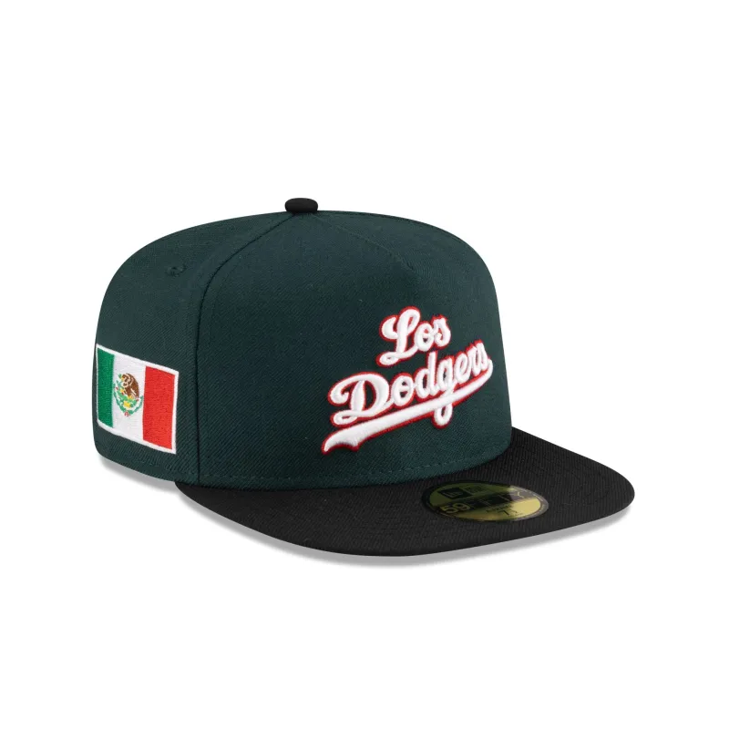 Just Caps Cinco de Mayo Los Angeles Dodgers 59FIFTY A-Frame Fitted Hat sold by New Era