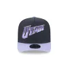 Utah Jazz Navy Lavender 9FIFTY A-Frame Snapback Hat sold by New Era