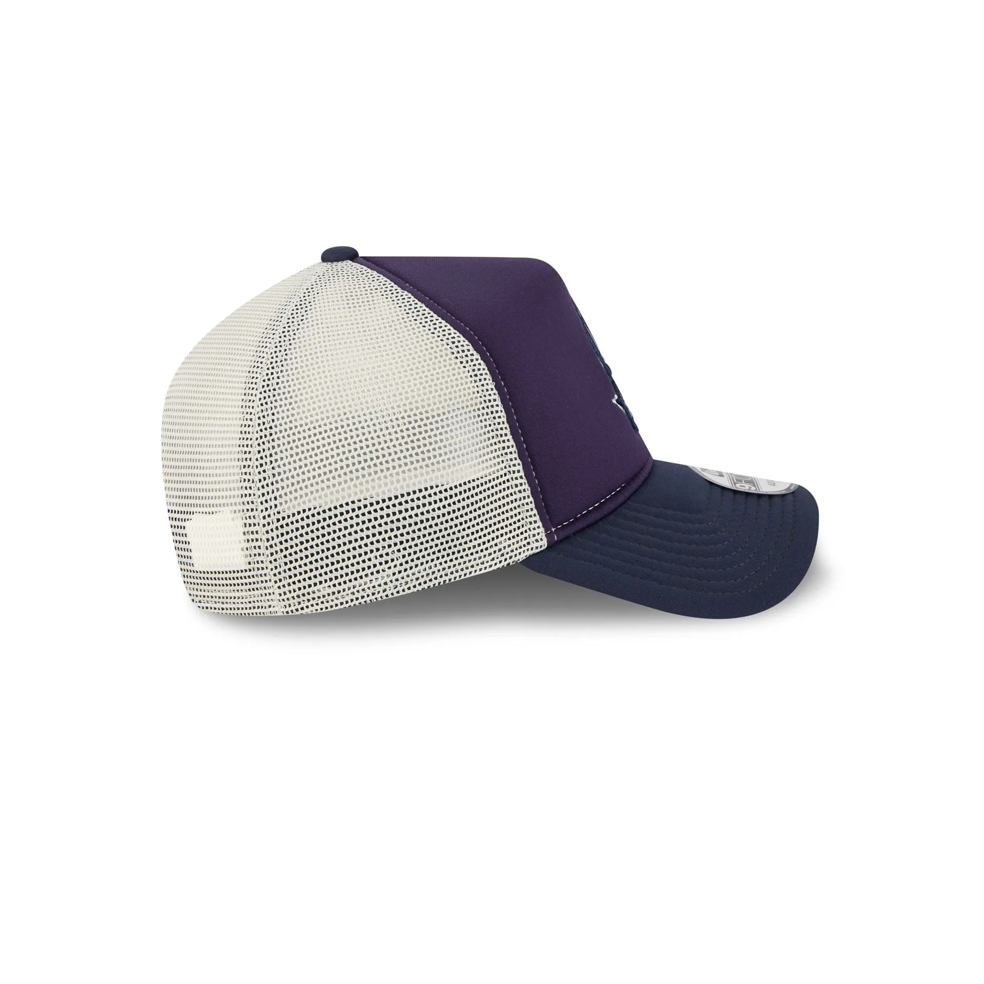 San Antonio Spurs Navy Purple 9FORTY A-Frame Trucker Hat sold by New Era product image thumbnail 5