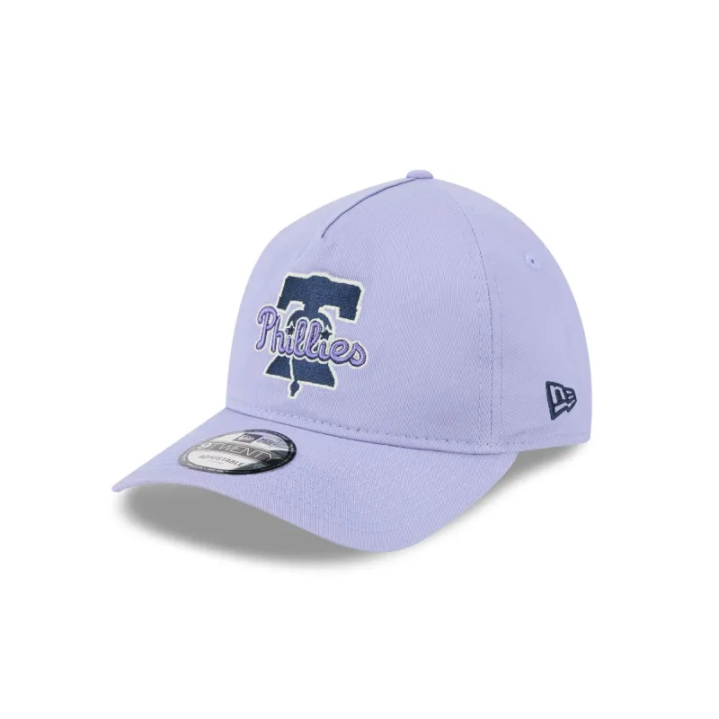 Philadelphia Phillies Lavender 9TWENTY A-Frame Adjustable Hat sold by New Era