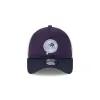 New York Yankees Navy Purple 9FORTY A-Frame Trucker Hat sold by New Era