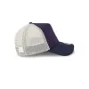 New York Yankees Navy Purple 9FORTY A-Frame Trucker Hat sold by New Era