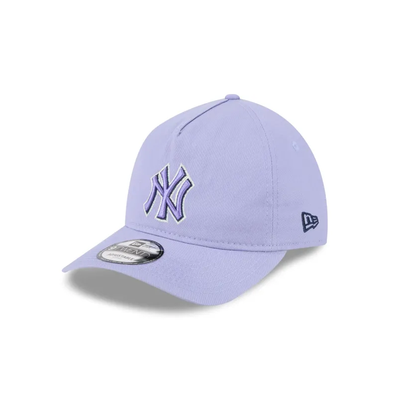 New York Yankees Lavender 9TWENTY A-Frame Adjustable Hat sold by New Era