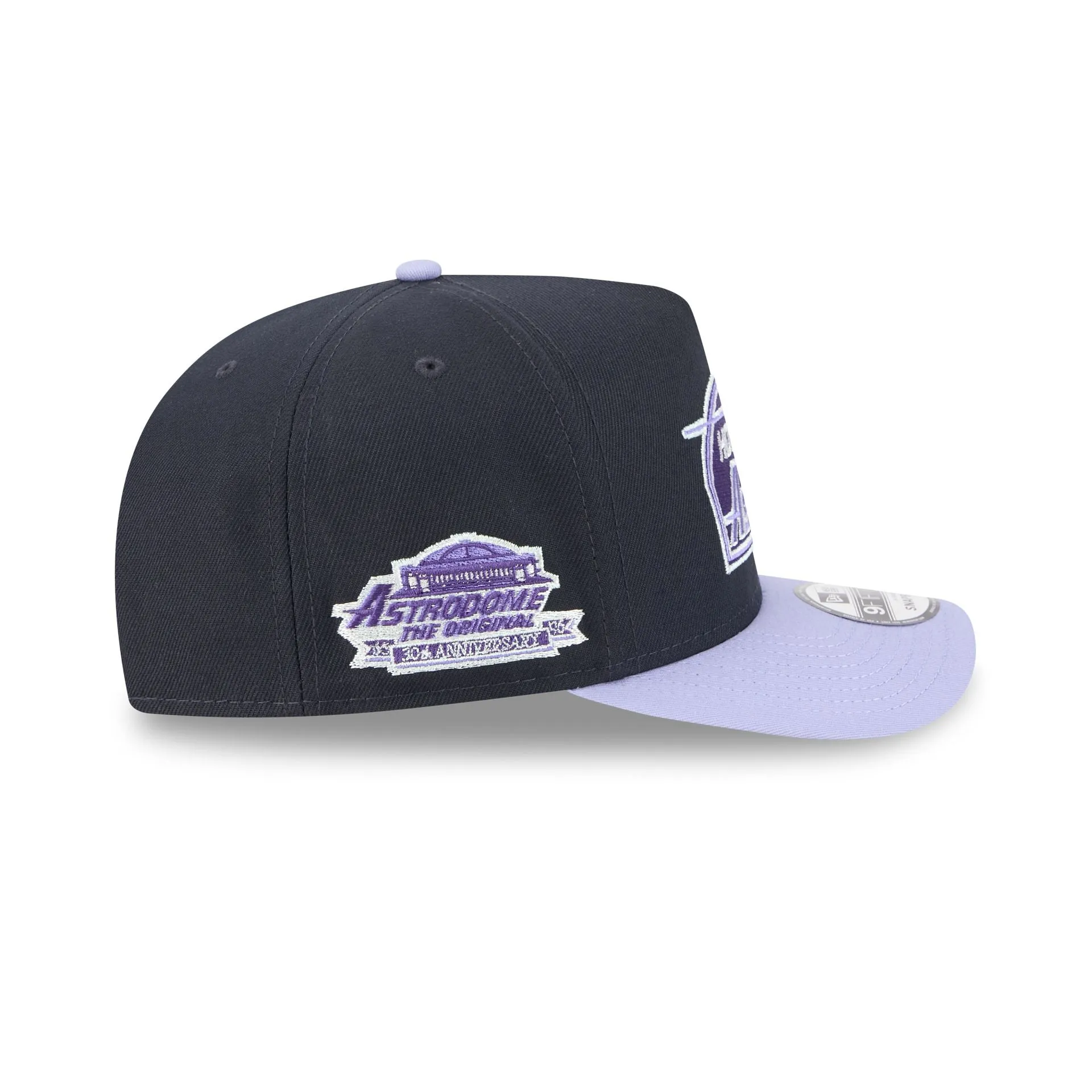 Houston Astros Navy Lavender 9FIFTY A-Frame Snapback Hat sold by New Era product image thumbnail 4