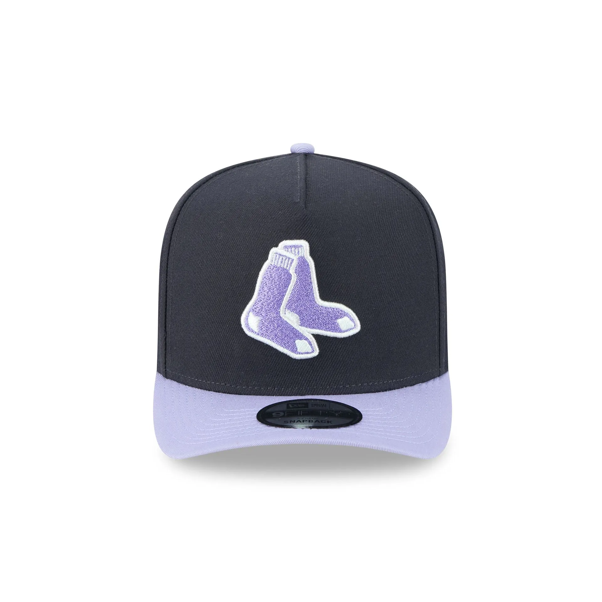 Boston Red Sox Navy Lavender 9FIFTY A-Frame Snapback Hat sold by New Era product image thumbnail 2