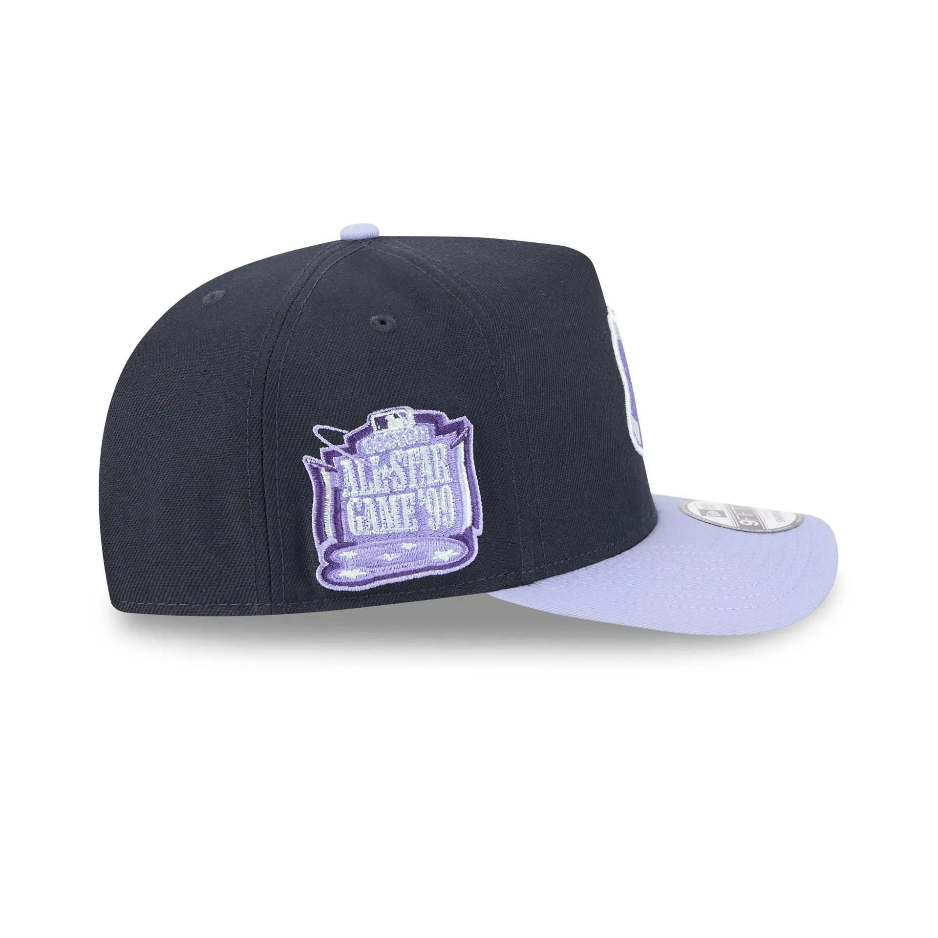 Boston Red Sox Navy Lavender 9FIFTY A-Frame Snapback Hat sold by New Era product image thumbnail 4