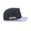 Golden State Warriors Navy Lavender 9FIFTY A-Frame Snapback Hat sold by New Era