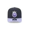 Golden State Warriors Navy Lavender 9FIFTY A-Frame Snapback Hat sold by New Era