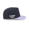 Los Angeles Clippers Navy Lavender 9FIFTY A-Frame Snapback Hat sold by New Era