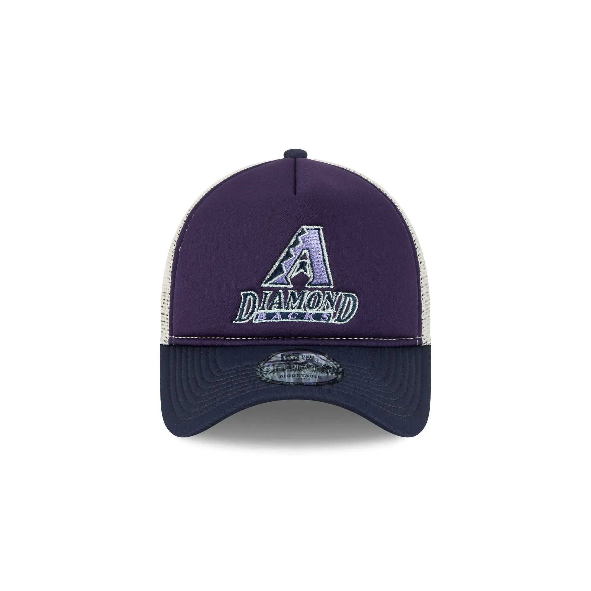 Arizona Diamondbacks Navy Purple 9FORTY A-Frame Trucker Hat sold by New Era product image thumbnail 2