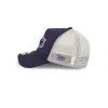 Los Angeles Lakers Navy Purple 9FORTY A-Frame Trucker Hat sold by New Era