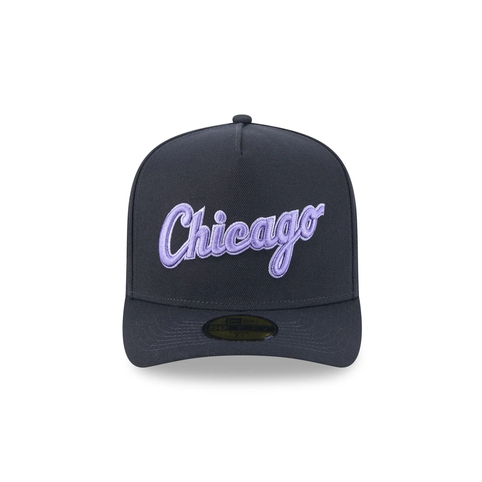 Chicago White Sox Navy Lavender 59FIFTY A-Frame Fitted Hat sold by New Era product image thumbnail 2