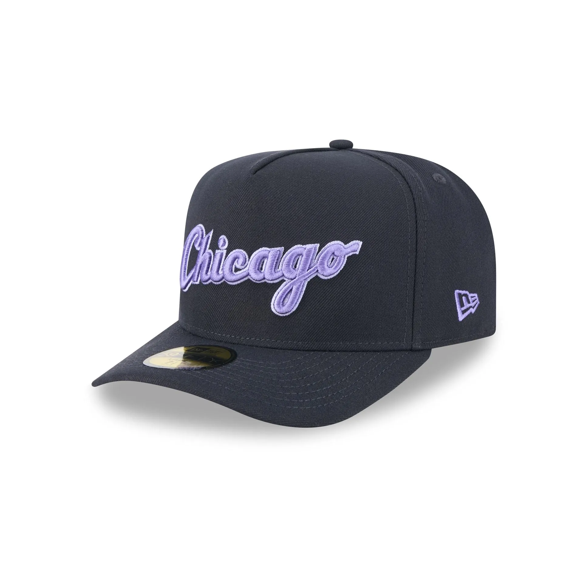 Chicago White Sox Navy Lavender 59FIFTY A-Frame Fitted Hat sold by New Era product image thumbnail 3