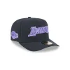 Los Angeles Lakers Navy Lavender 59FIFTY A-Frame Fitted Hat sold by New Era
