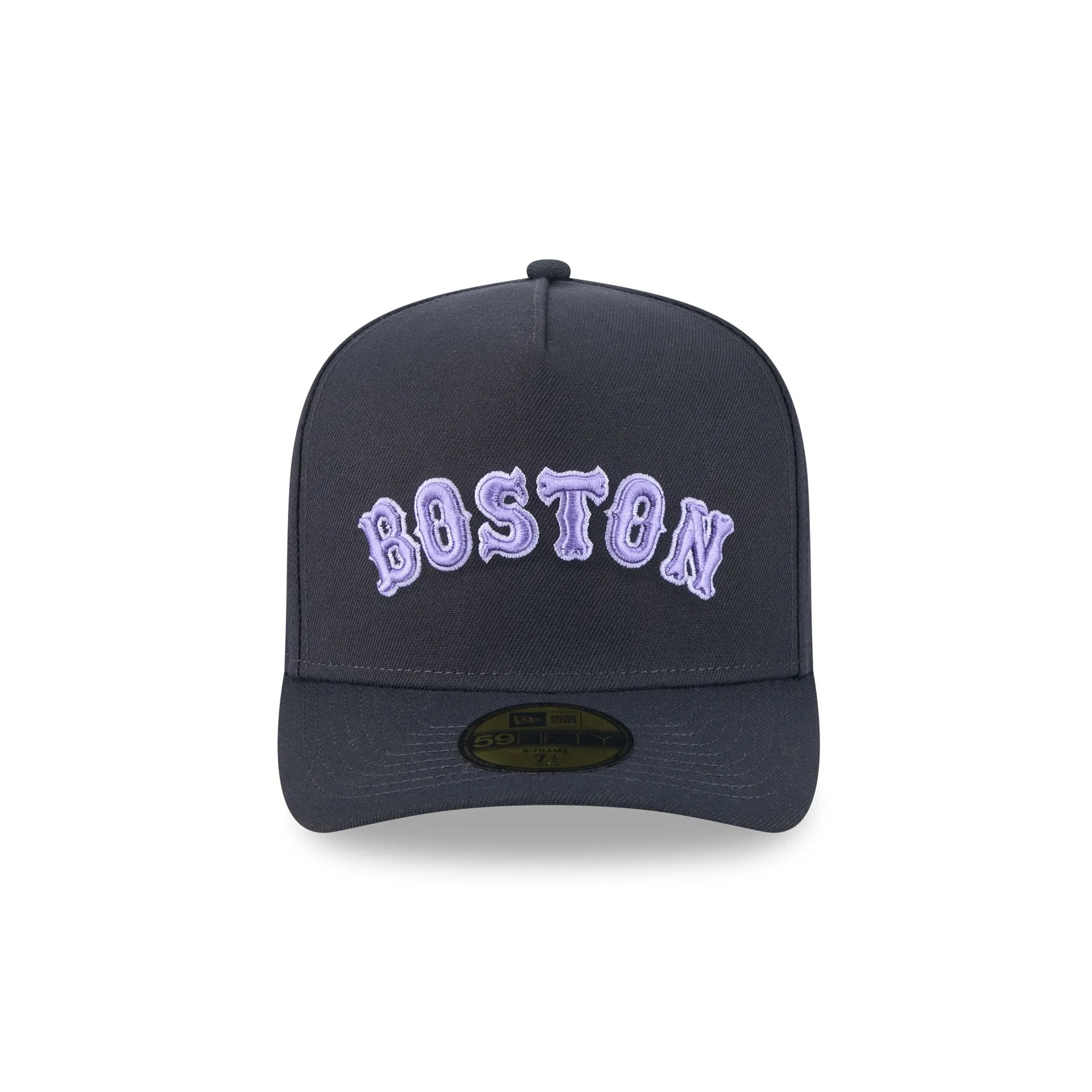 Boston Red Sox Navy Lavender 59FIFTY A-Frame Fitted Hat sold by New Era product image thumbnail 2