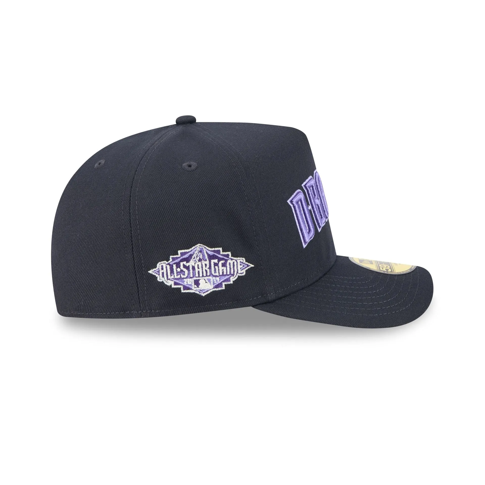 Arizona Diamondbacks Navy Lavender 59FIFTY A-Frame Fitted Hat sold by New Era product image thumbnail 4