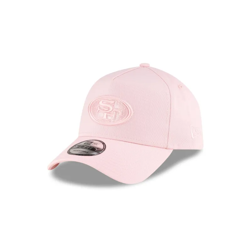 San Francisco 49ers Pink 9FORTY A-Frame Snapback Hat sold by New Era
