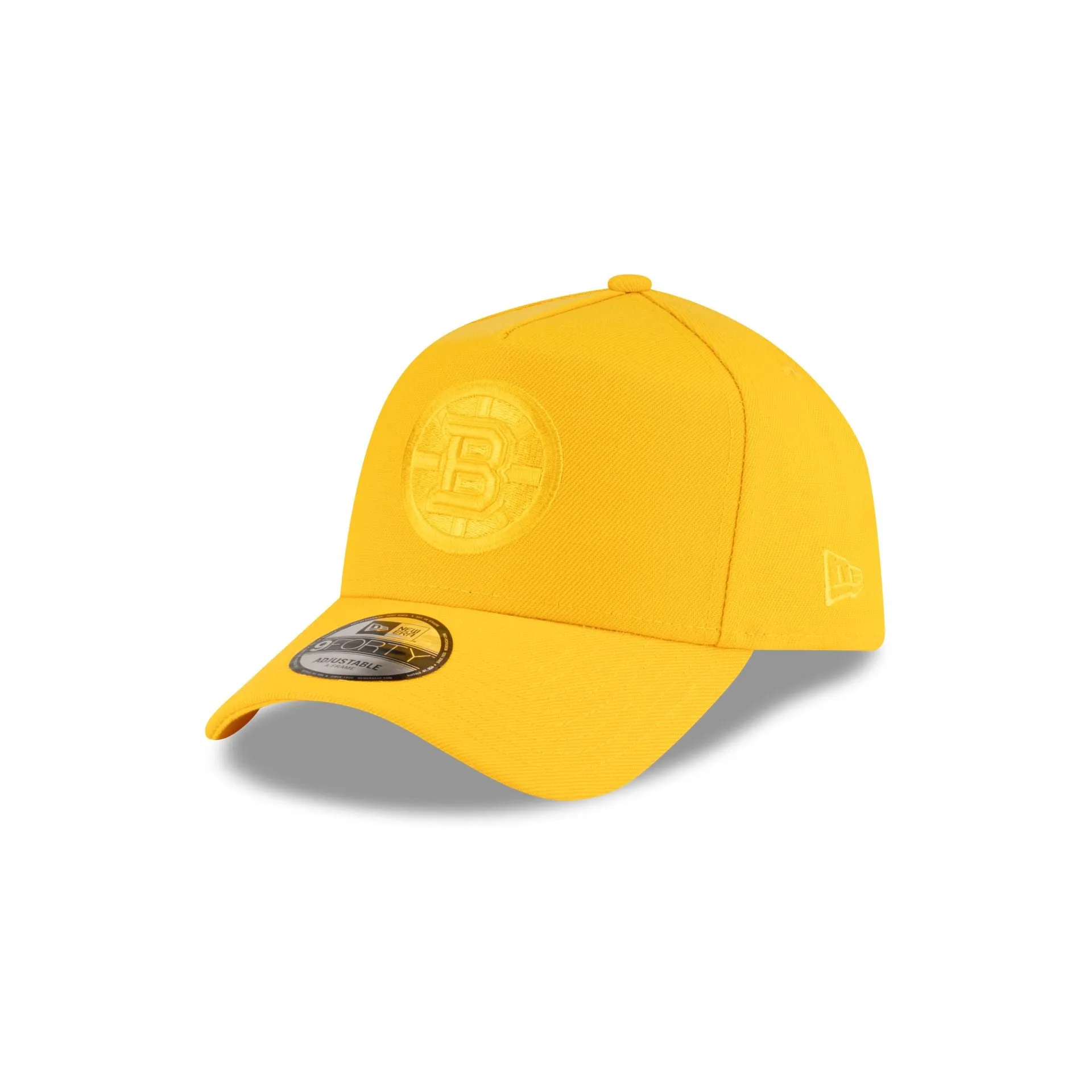 Boston Bruins Gold 9FORTY A-Frame Snapback Hat sold by New Era