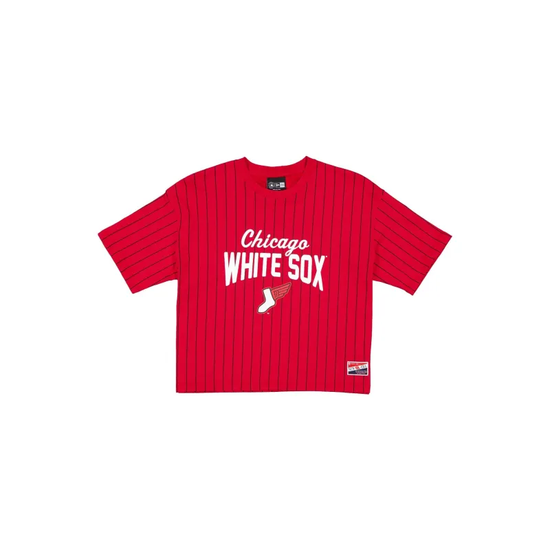 Chicago White Sox City Connect Women's Pinstripe T-Shirt sold by New Era