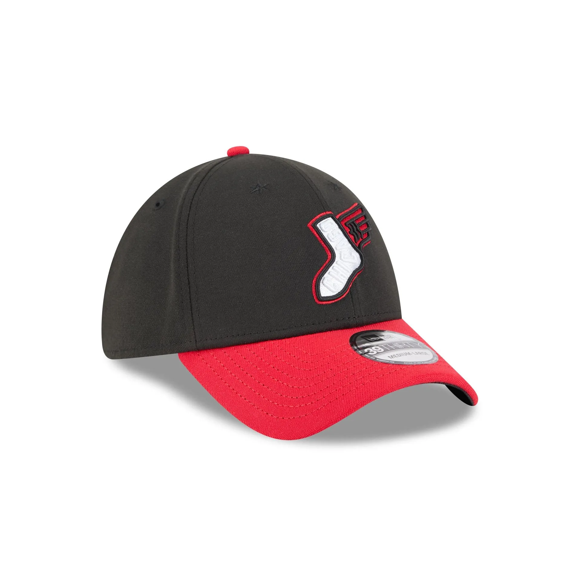 Chicago White Sox City Connect Black 39THIRTY Stretch Fit Hat sold by New Era product image thumbnail 3