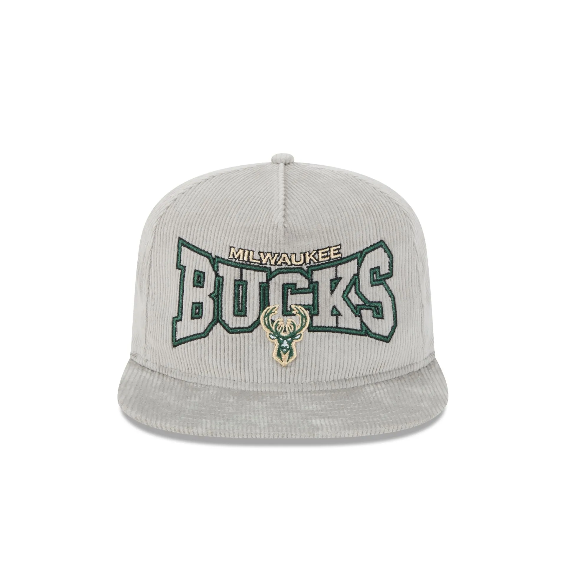 Milwaukee Bucks Gray Cord Golfer Hat sold by New Era product image thumbnail 2