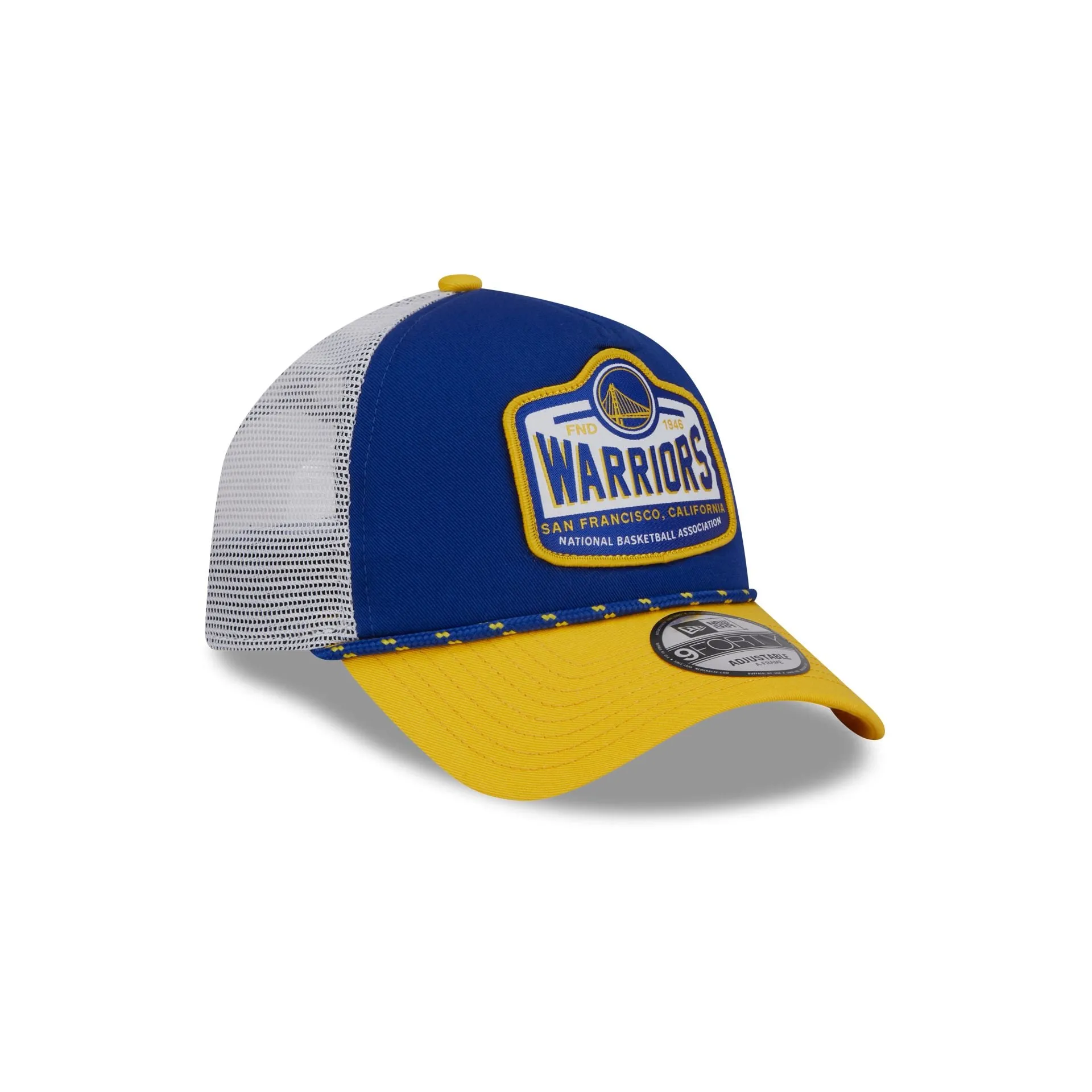 Golden State Warriors 2024 Rally Drive 9FORTY A-Frame Trucker Hat sold by New Era product image thumbnail 3