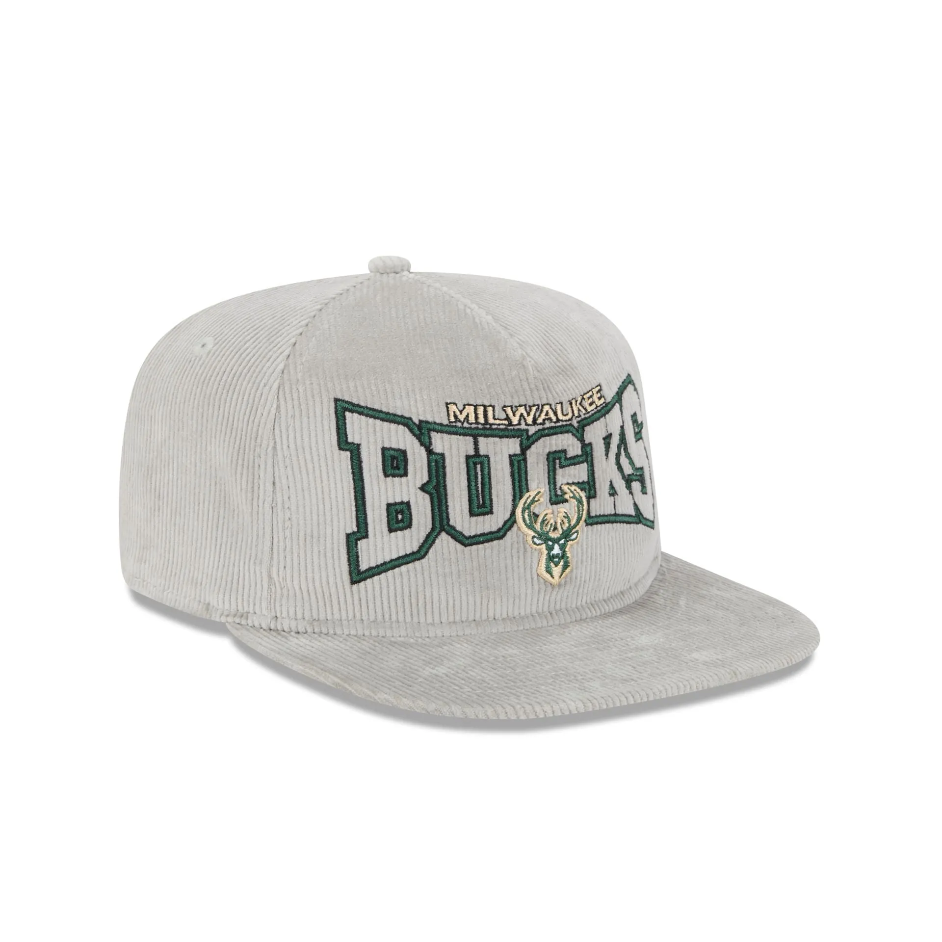 Milwaukee Bucks Gray Cord Golfer Hat sold by New Era product image thumbnail 3