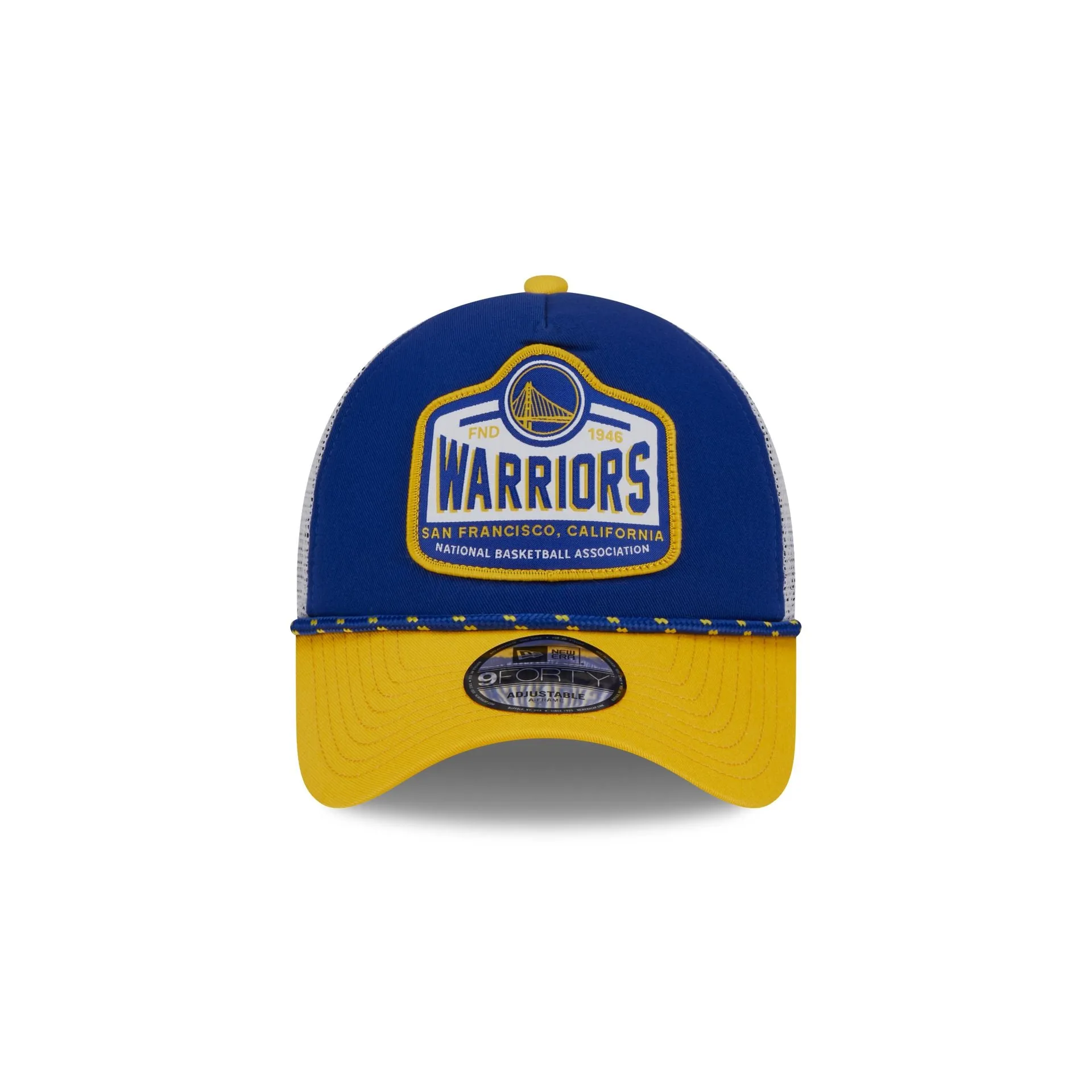Golden State Warriors 2024 Rally Drive 9FORTY A-Frame Trucker Hat sold by New Era product image thumbnail 2