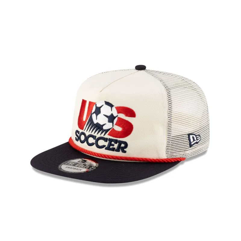 U.S. Soccer Retro 1993 Golfer Trucker Hat sold by New Era