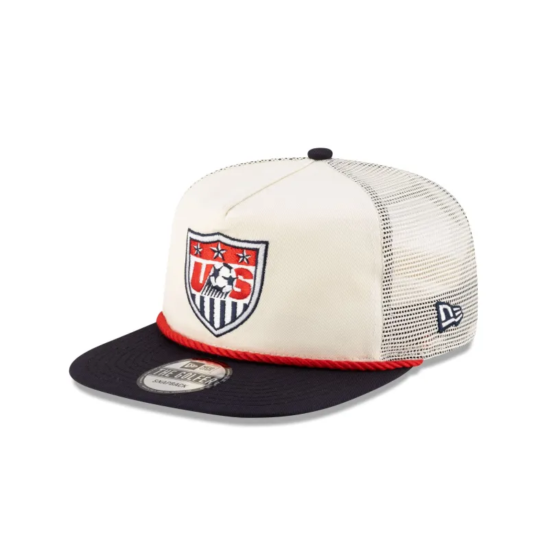 U.S. Soccer Retro 1995 Golfer Trucker Hat sold by New Era