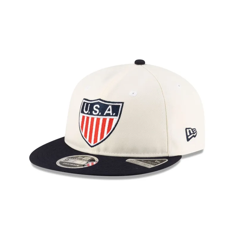 U.S. Soccer Retro 1950 Retro Crown 9FIFTY Snapback Hat sold by New Era