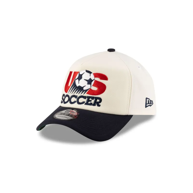 U.S. Soccer Retro 1993 9FORTY A-Frame Snapback Hat sold by New Era